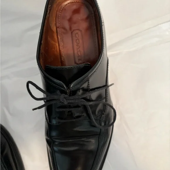 Coach Black Leather Women's Lyla Loafers oxfords - Picture 2 of 12